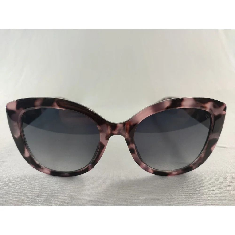 Rachel Zoe Clementine Sunglasses Women Purple Marbled‎ Tortoise Cat Eye 52mm